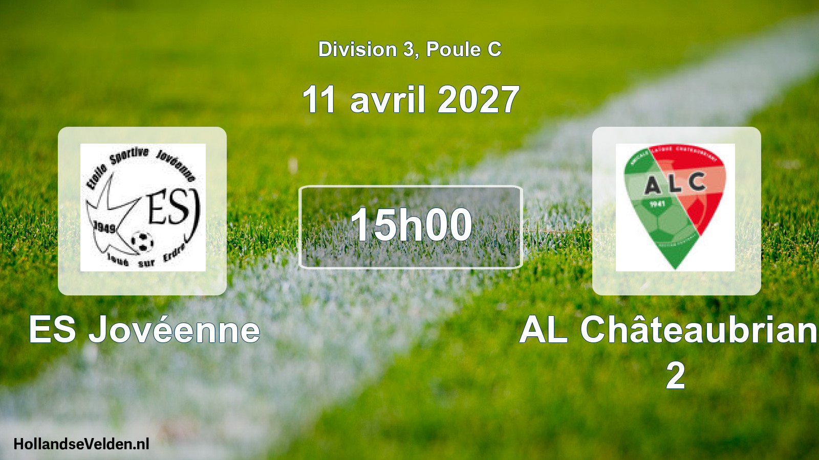 Scheduled Match: ES Jovéenne - AL Châteaubriant 2 (11 April 2027)