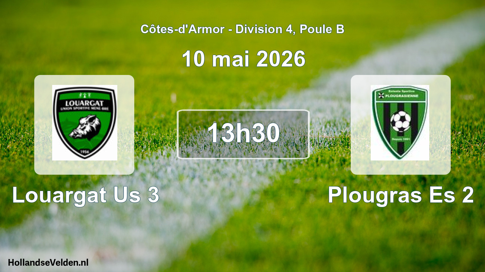 Scheduled Match: Louargat Us 3 - Plougras Es 2 (10 May 2026)