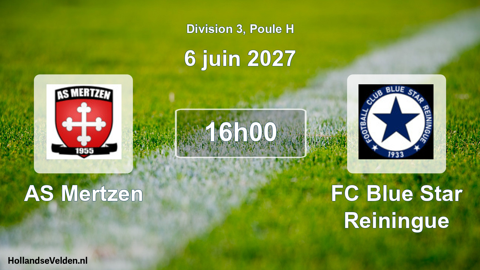 Scheduled Match: AS Mertzen - FC Blue Star Reiningue (6 June 2027)