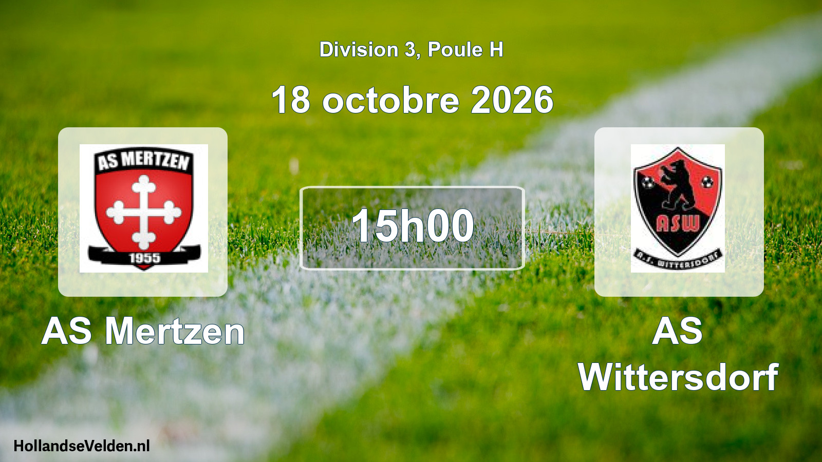 Scheduled Match: AS Mertzen - AS Wittersdorf (18 October 2026)