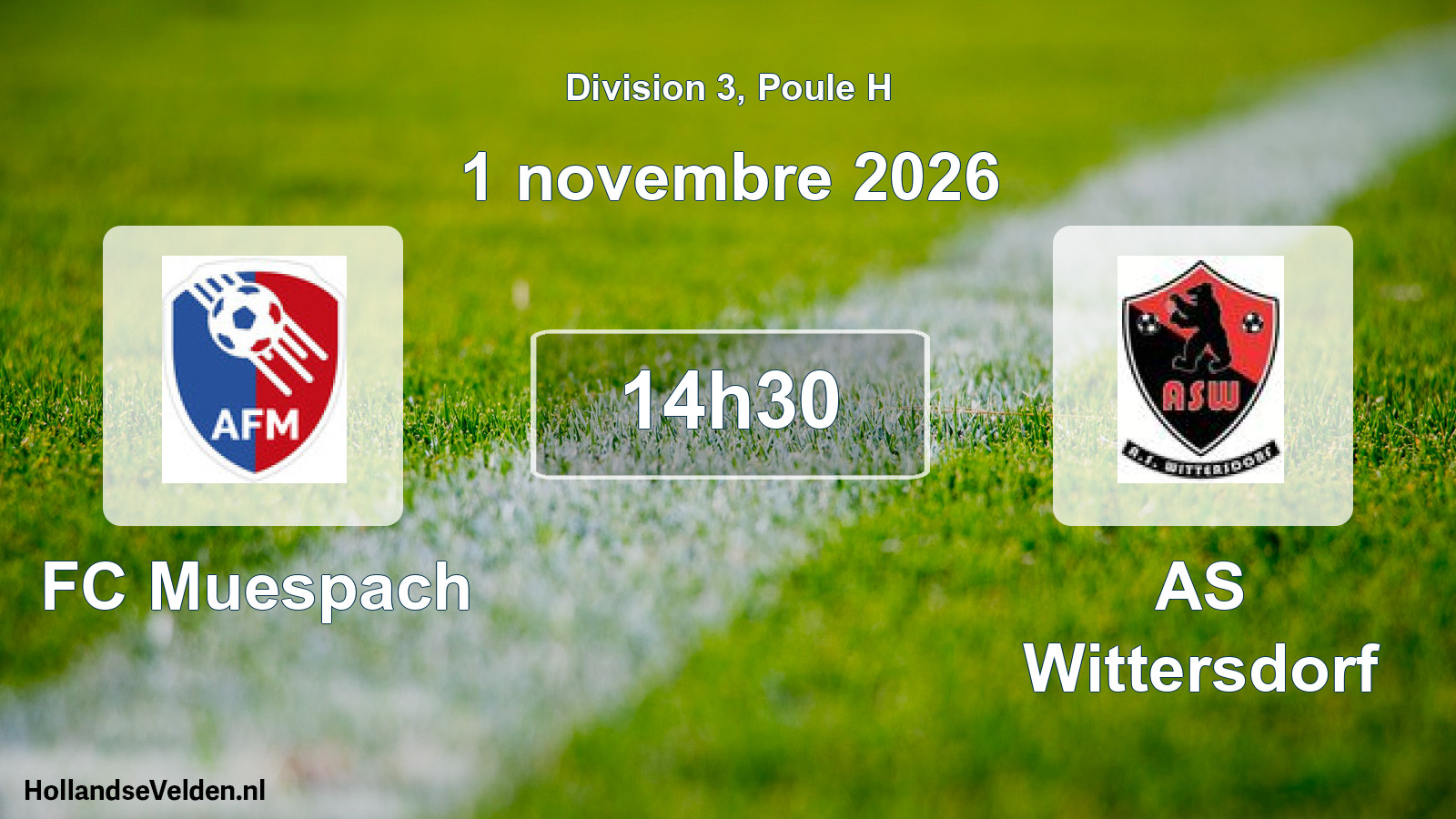 Scheduled Match: FC Muespach - AS Wittersdorf (1 November 2026)