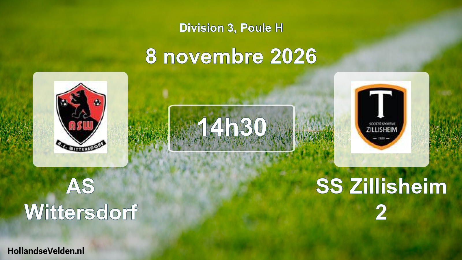 Scheduled Match: AS Wittersdorf - SS Zillisheim 2 (8 November 2026)