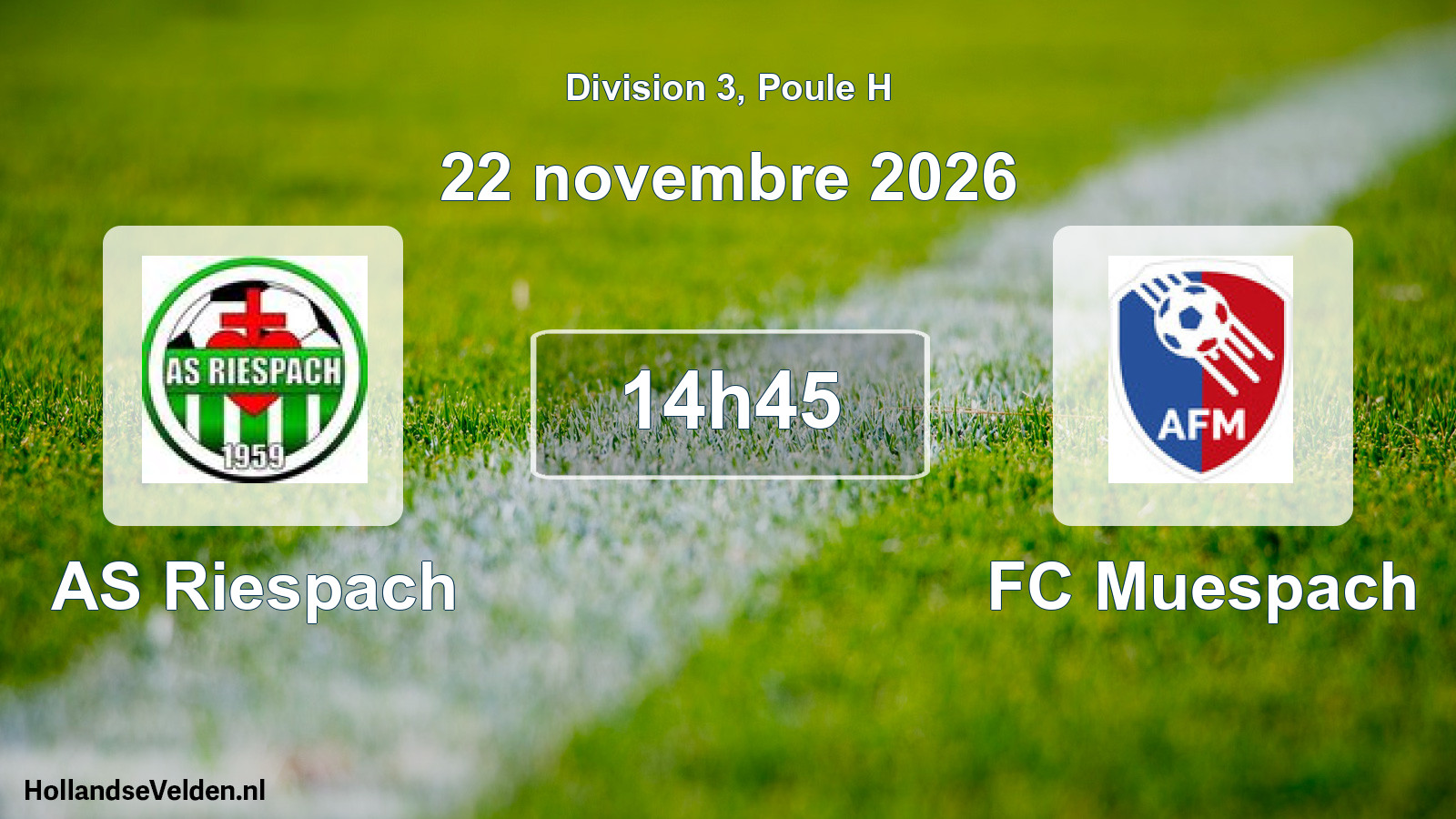 Scheduled Match: AS Riespach - FC Muespach (22 November 2026)