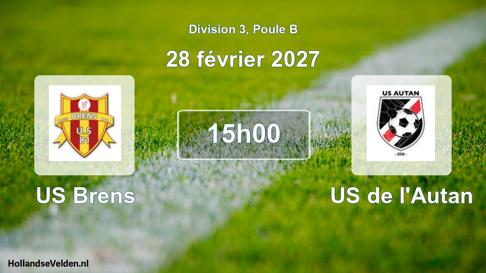 Match programmé: US Brens - US de l'Autan (28 février 2027)