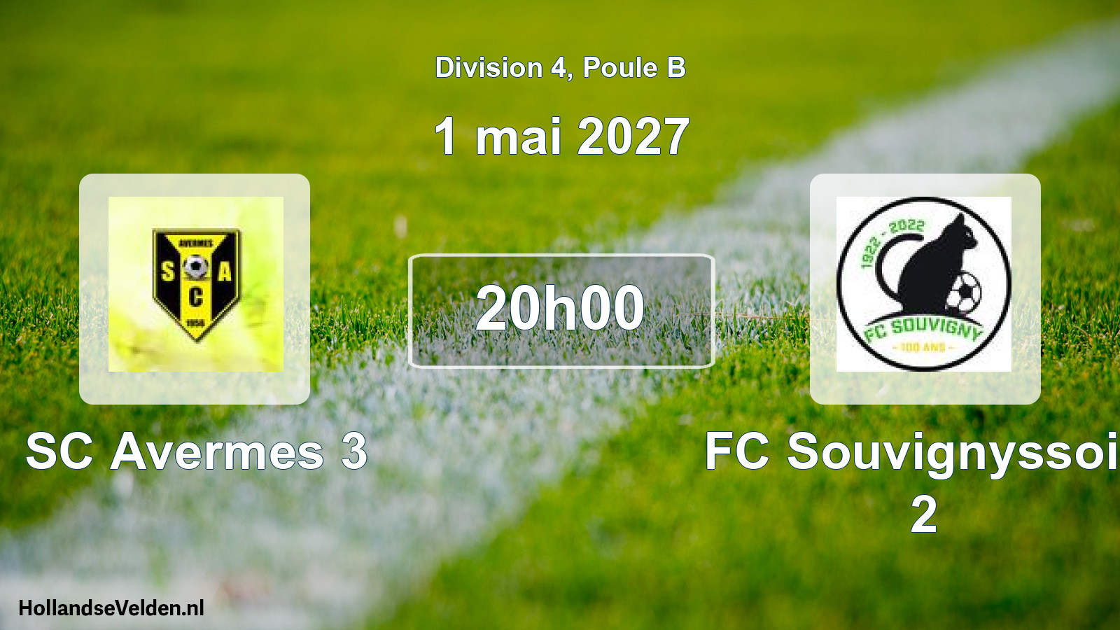 Match programmé: SC Avermes 3 - FC Souvignyssois 2 (1 mai 2027)