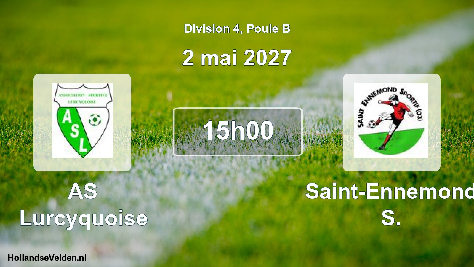 Match programmé: AS Lurcyquoise - Saint-Ennemond S. (2 mai 2027)
