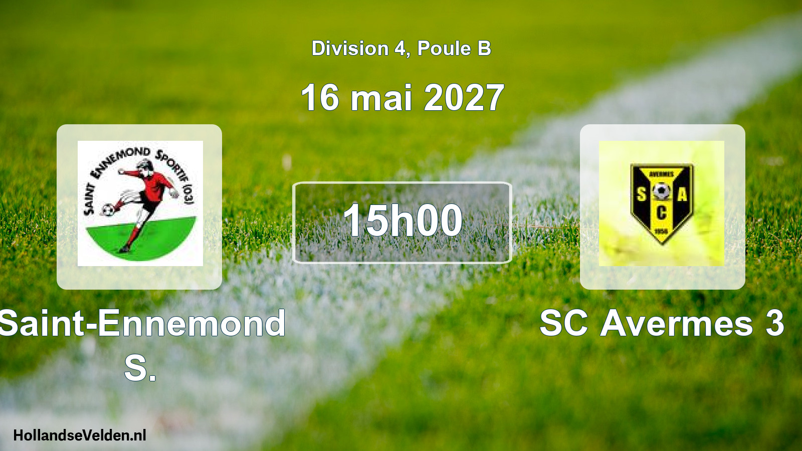 Match programmé: Saint-Ennemond S. - SC Avermes 3 (16 mai 2027)