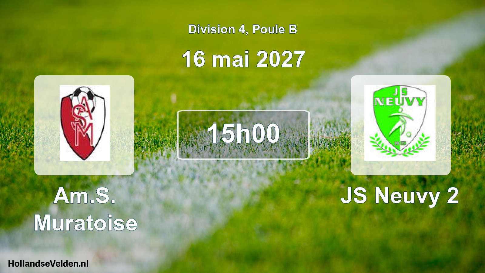 Match programmé: Am.S. Muratoise - JS Neuvy 2 (16 mai 2027)