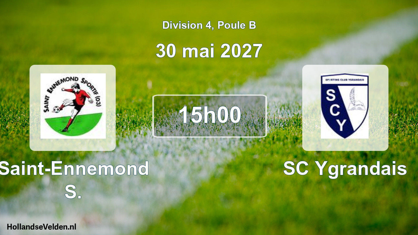 Scheduled Match: Saint-Ennemond S. - SC Ygrandais (30 May 2027)