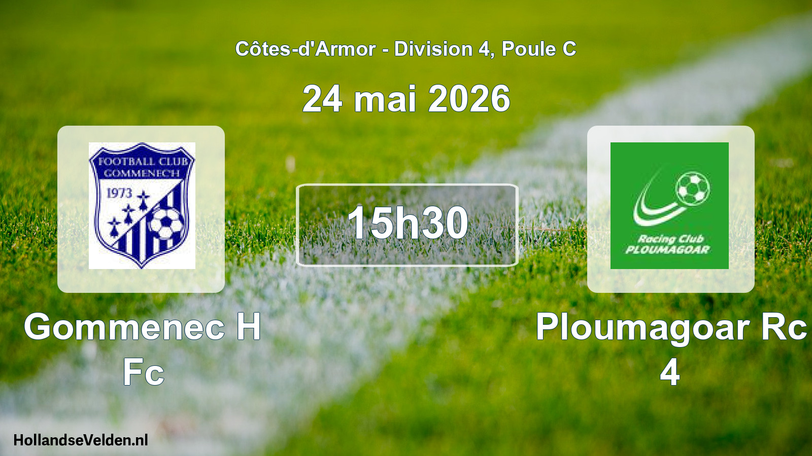 Scheduled Match: Gommenec H Fc - Ploumagoar Rc 4 (24 May 2026)