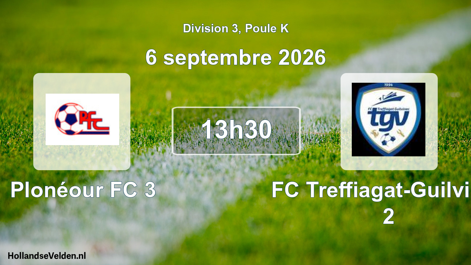 Scheduled Match: Plonéour FC 3 - FC Treffiagat-Guilvinec 2 (6 September 2026)