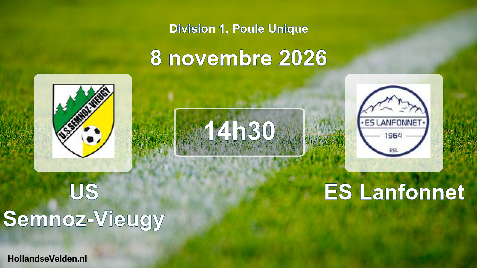 Scheduled Match: US Semnoz-Vieugy - ES Lanfonnet (8 November 2026)
