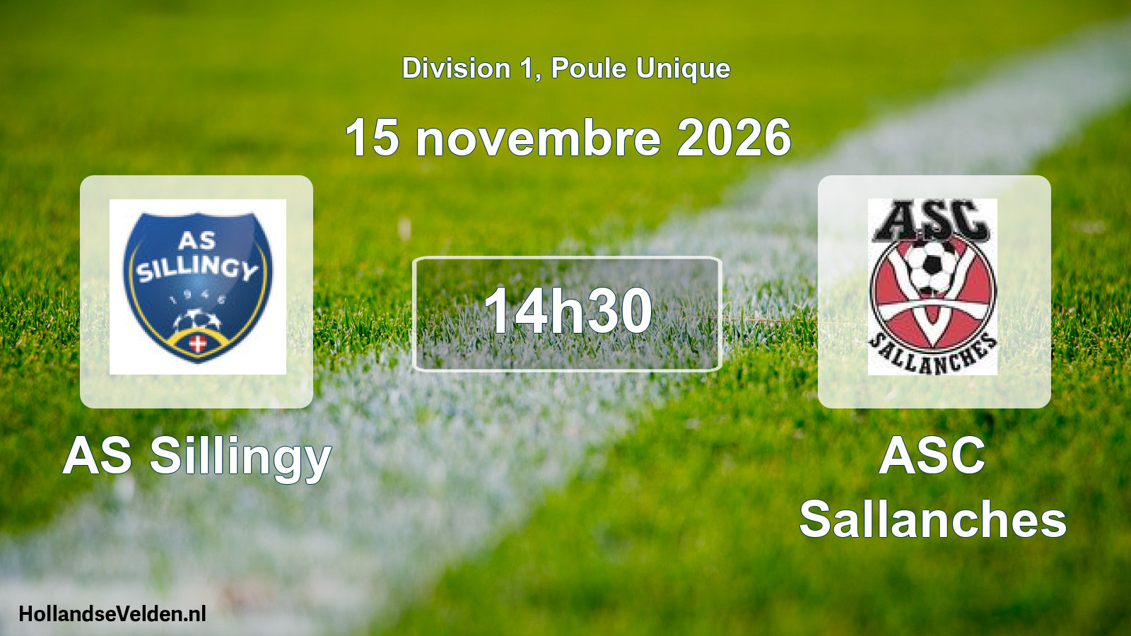 Scheduled Match: AS Sillingy - ASC Sallanches (15 November 2026)