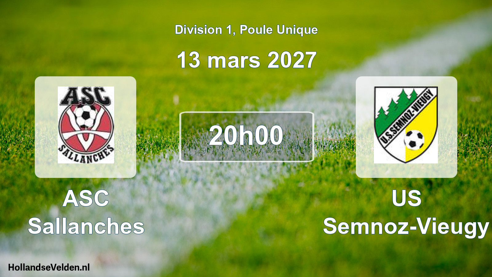 Scheduled Match: ASC Sallanches - US Semnoz-Vieugy (13 March 2027)