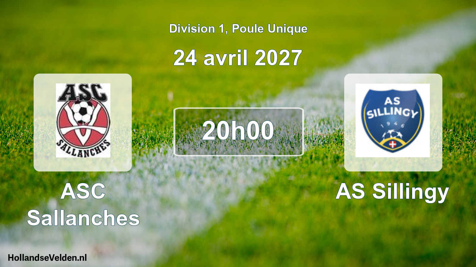 Scheduled Match: ASC Sallanches - AS Sillingy (24 April 2027)