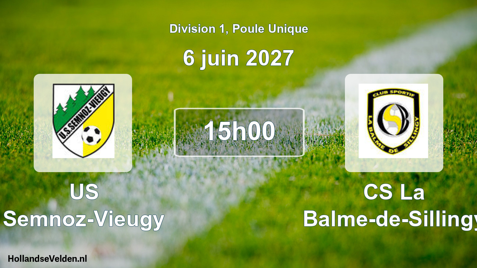 Match programmé: US Semnoz-Vieugy - CS La Balme-de-Sillingy (6 juin 2027)