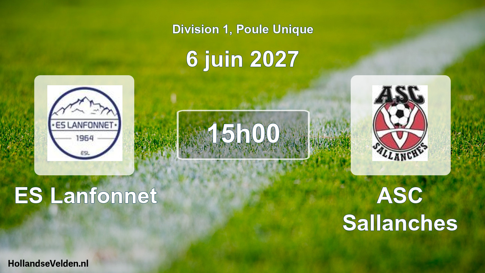 Scheduled Match: ES Lanfonnet - ASC Sallanches (6 June 2027)