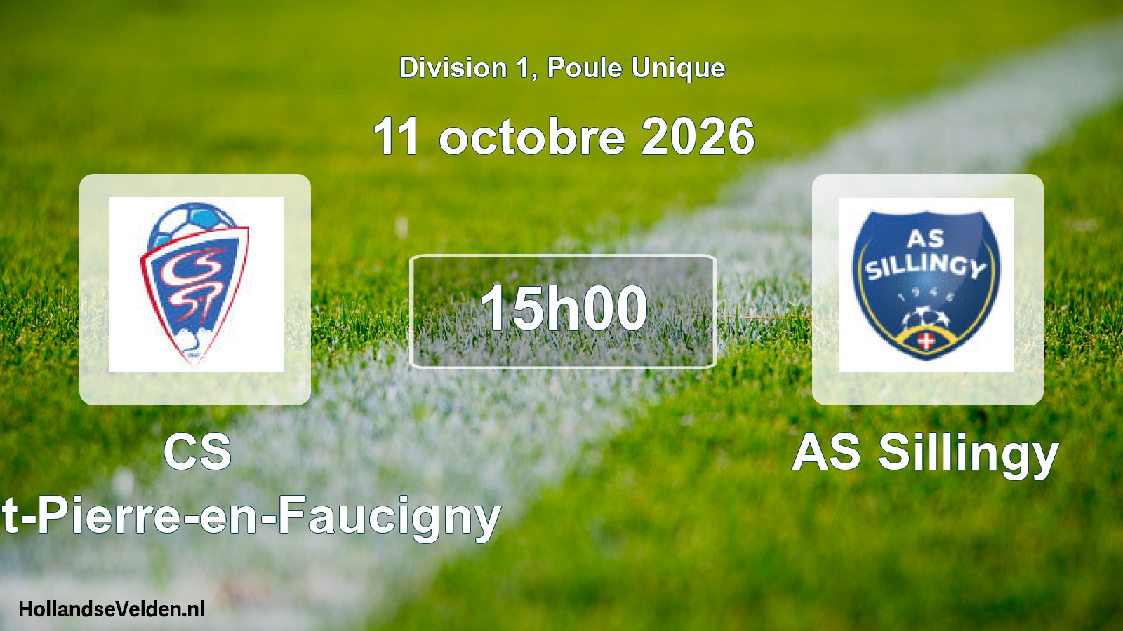Scheduled Match: CS Saint-Pierre-en-Faucigny - AS Sillingy (11 October 2026)