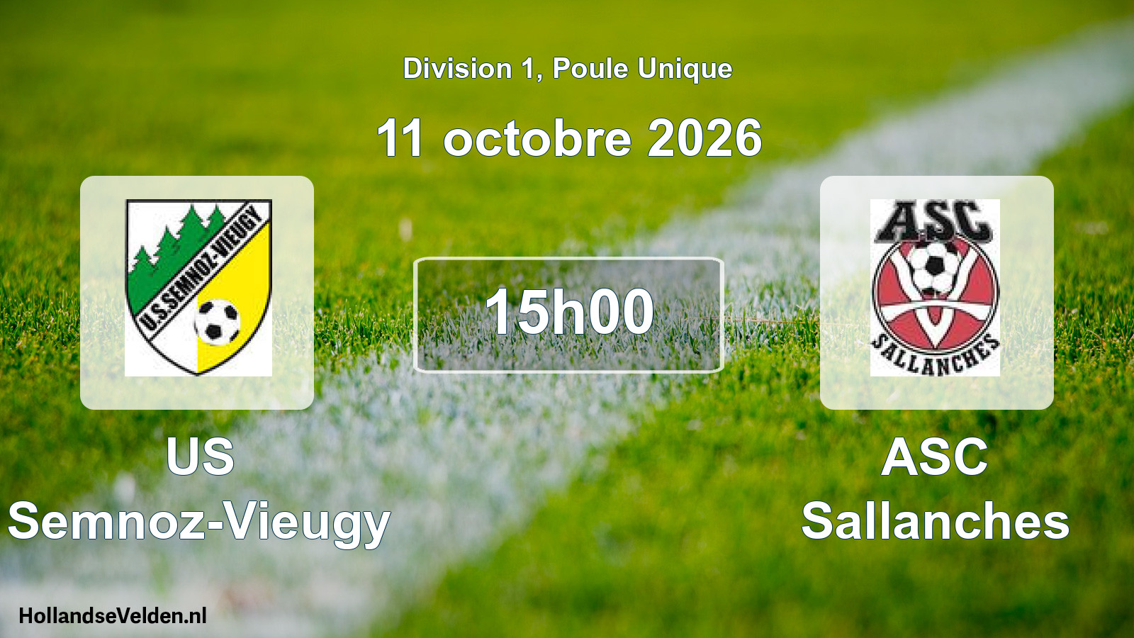 Scheduled Match: US Semnoz-Vieugy - ASC Sallanches (11 October 2026)