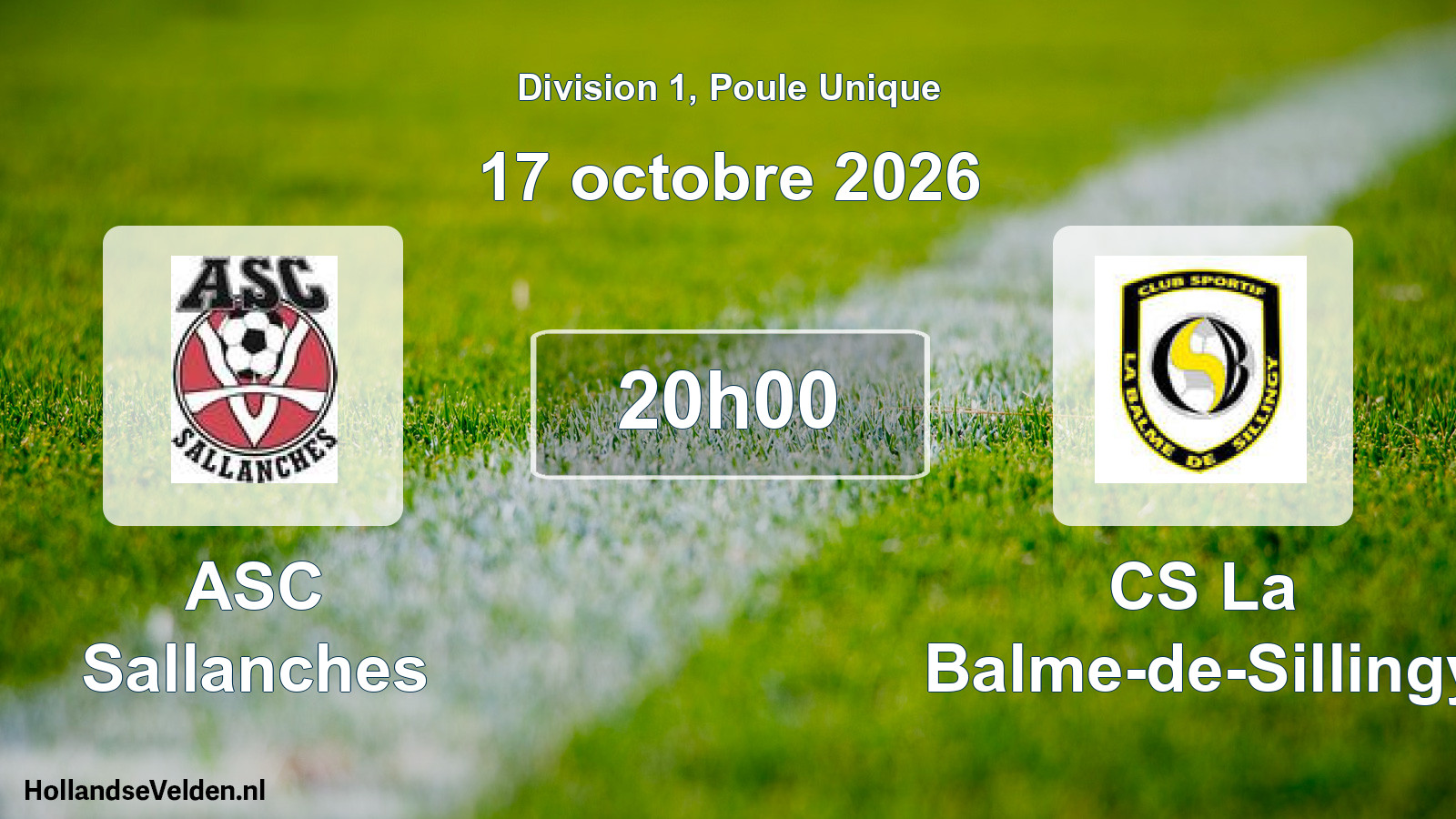 Scheduled Match: ASC Sallanches - CS La Balme-de-Sillingy (17 October 2026)