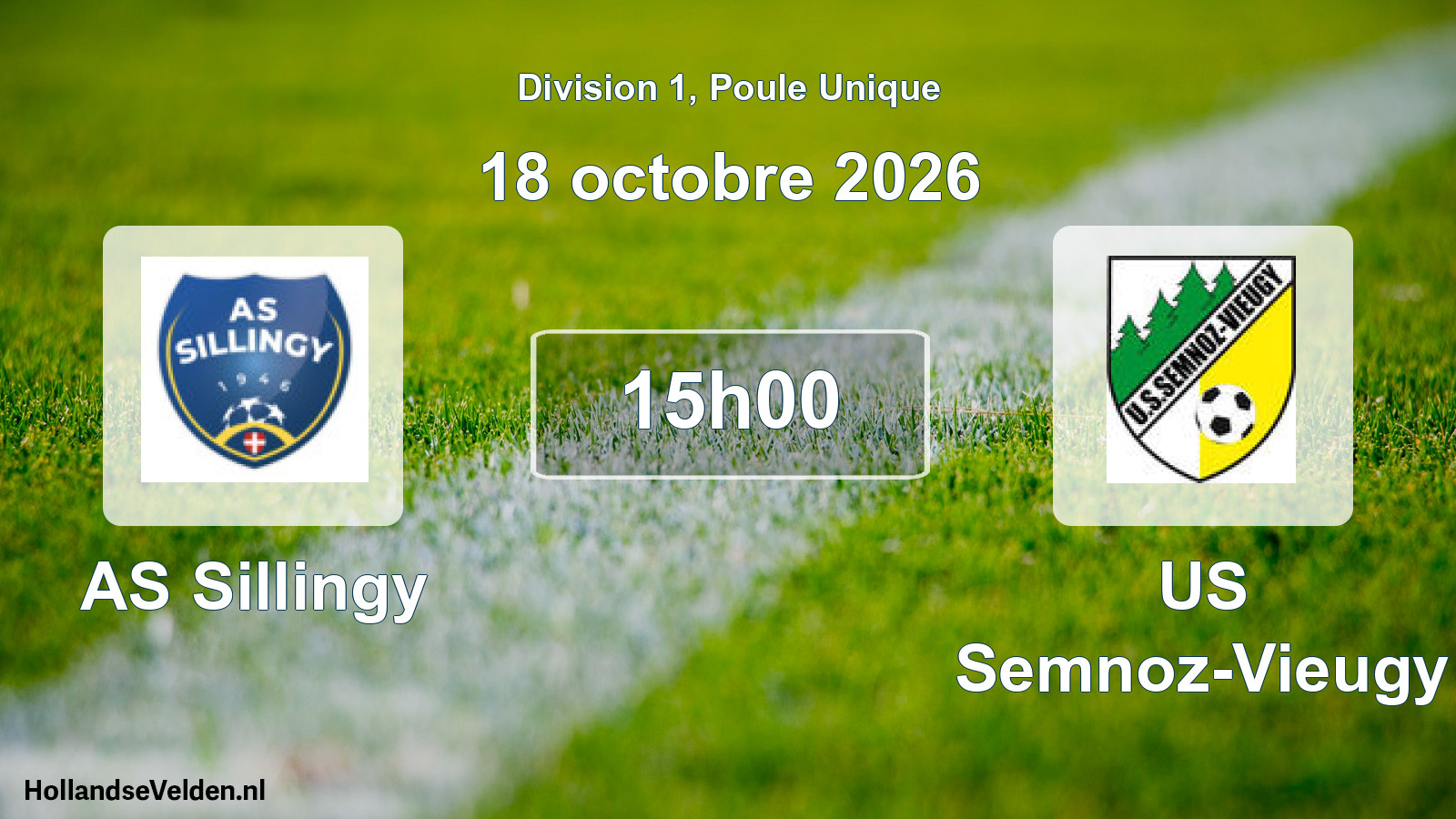 Scheduled Match: AS Sillingy - US Semnoz-Vieugy (18 October 2026)