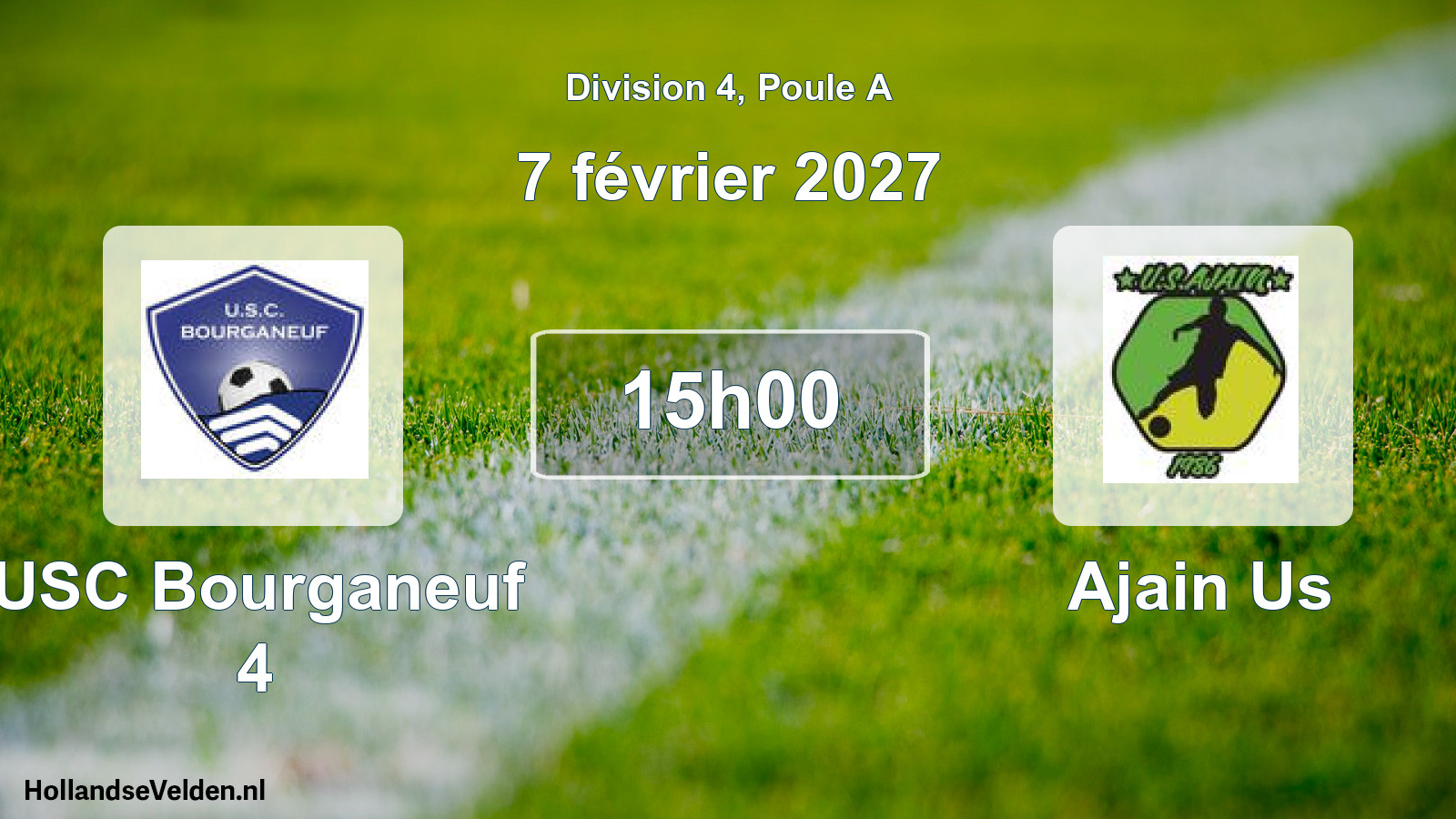 Scheduled Match: USC Bourganeuf 4 - Ajain Us (7 February 2027)