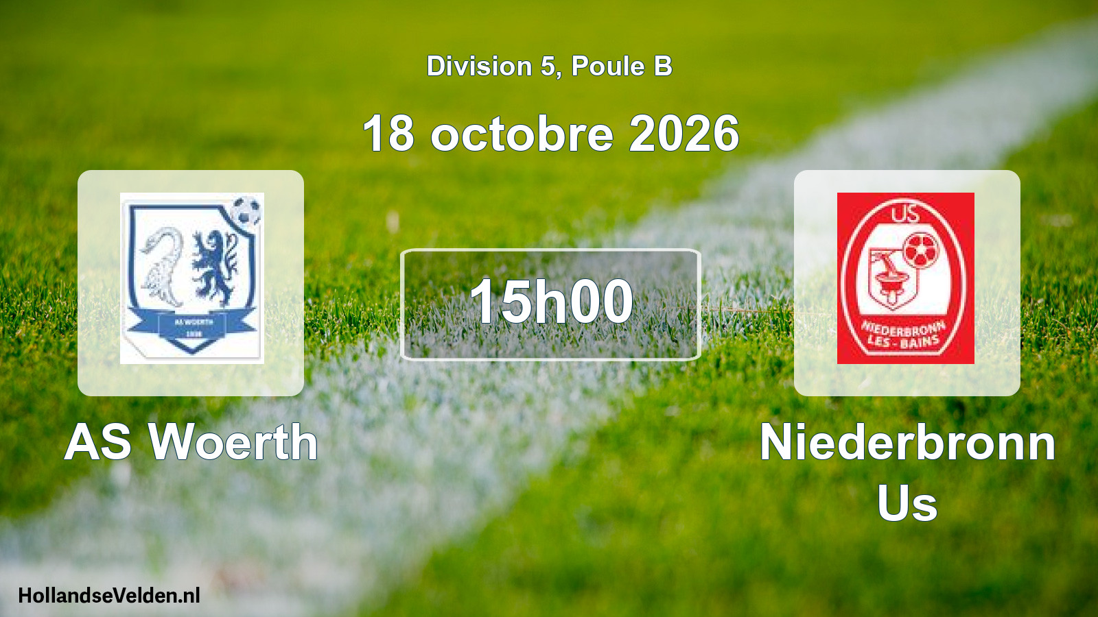Scheduled Match: AS Woerth - Niederbronn Us (18 October 2026)