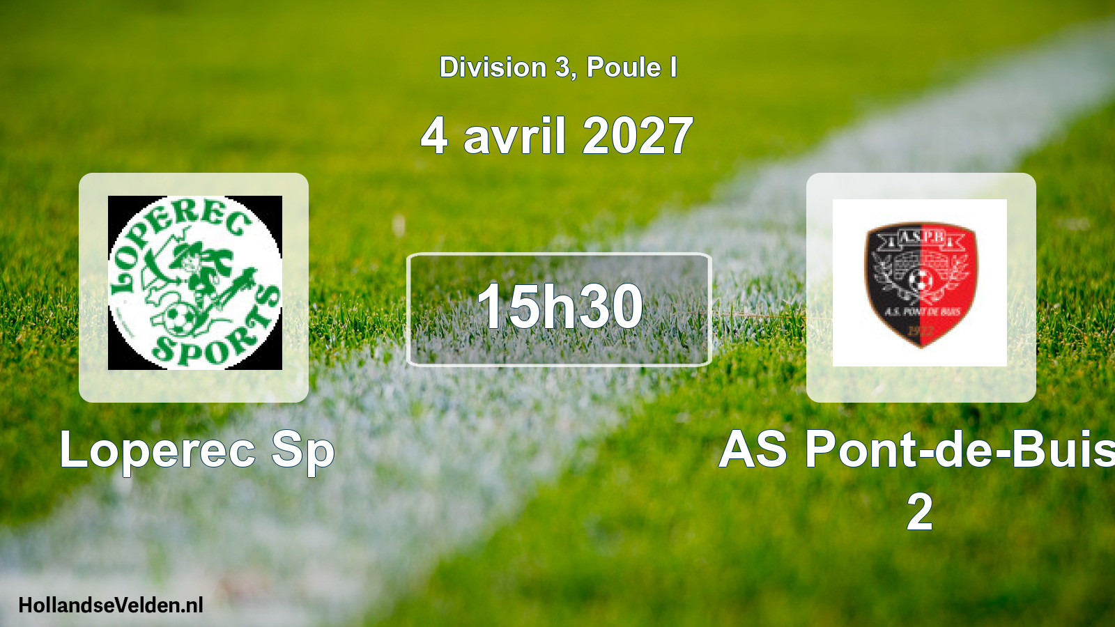 Match programmé: Loperec Sp - AS Pont-de-Buis 2 (4 avril 2027)