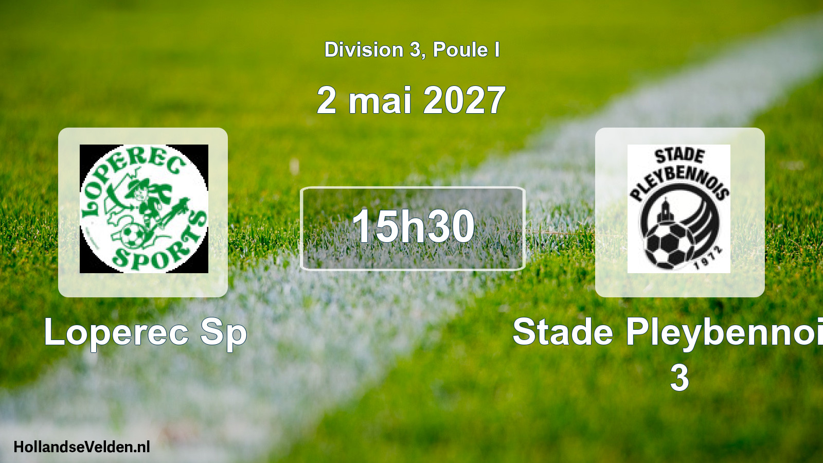 Scheduled Match: Loperec Sp - Stade Pleybennois 3 (2 May 2027)