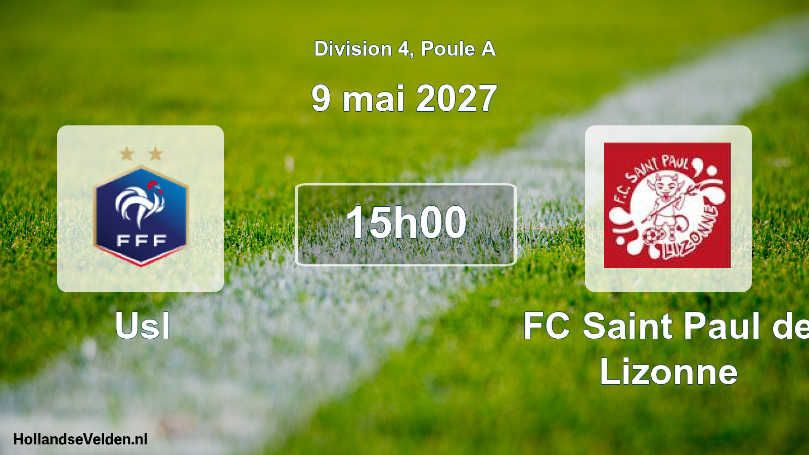 Match programmé: Usl - FC Saint Paul de Lizonne (9 mai 2027)
