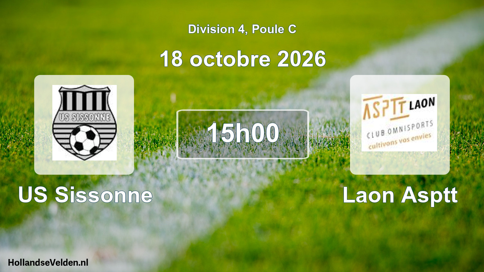 Scheduled Match: US Sissonne - Laon Asptt (18 October 2026)