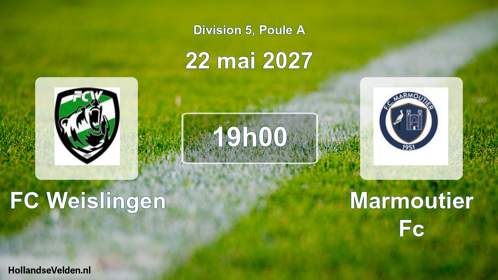 Scheduled Match: FC Weislingen - Marmoutier Fc (22 May 2027)
