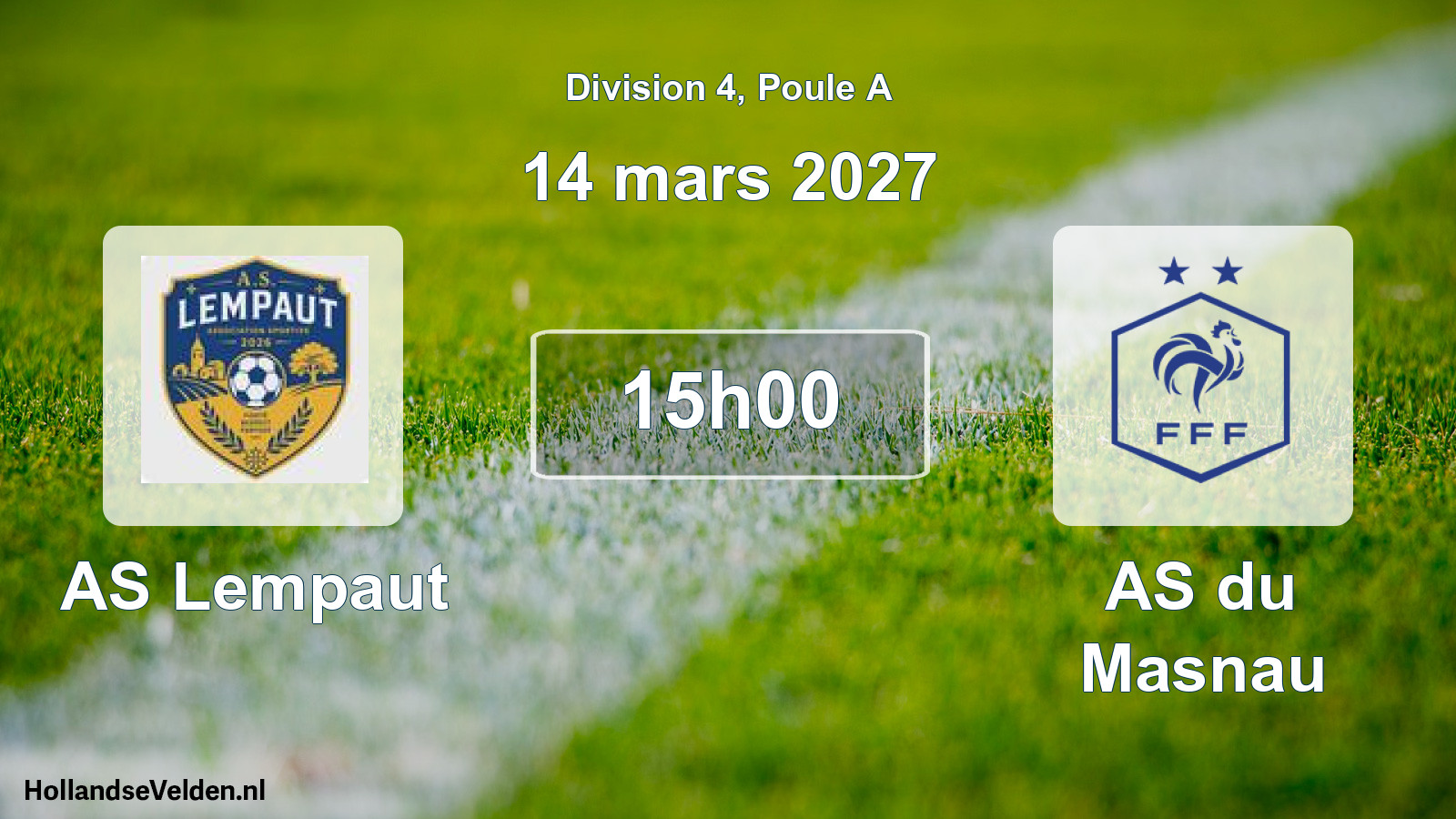 Scheduled Match: AS Lempaut - AS du Masnau (14 March 2027)