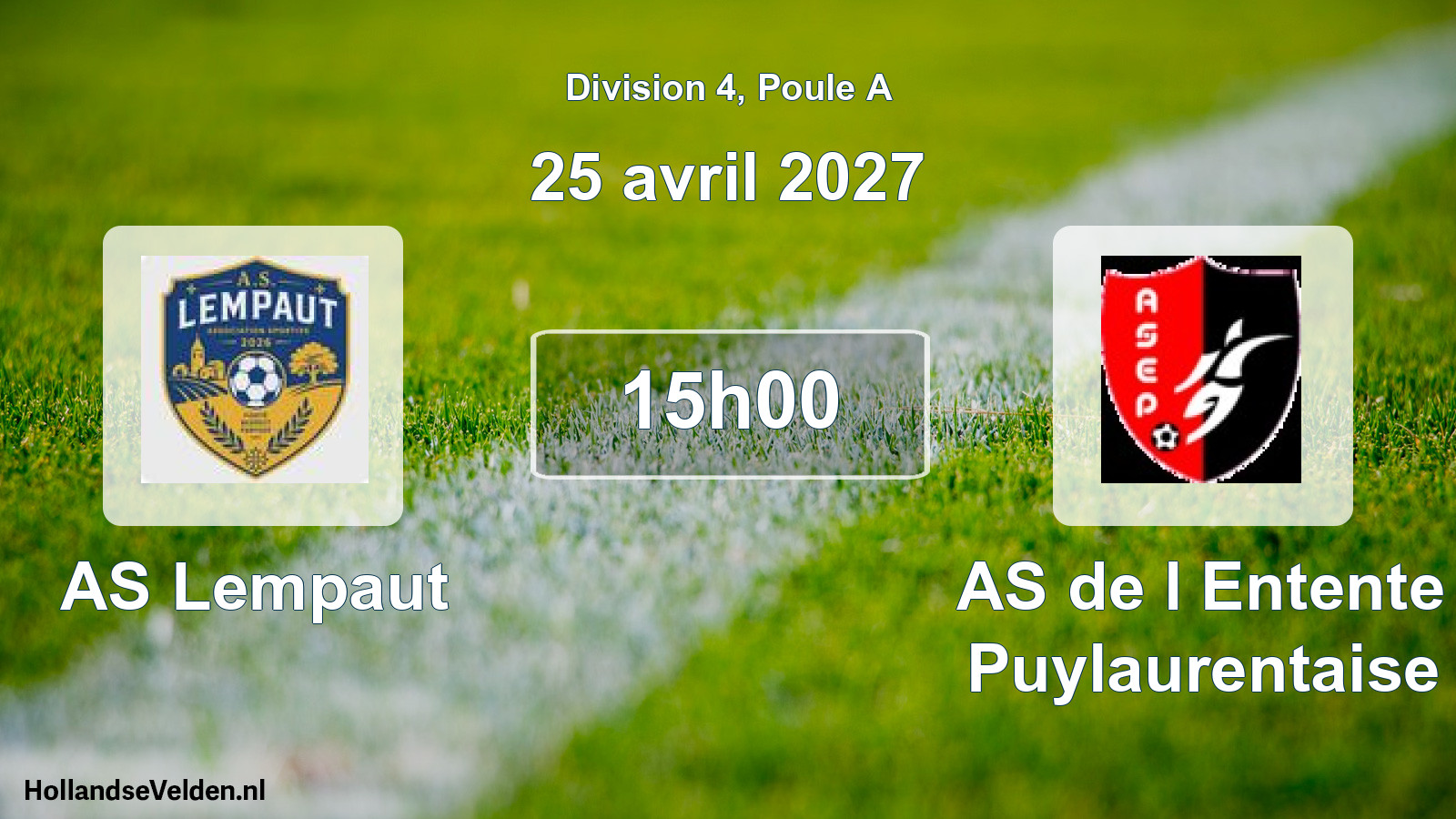 Match programmé: AS Lempaut - AS de l Entente Puylaurentaise (25 avril 2027)