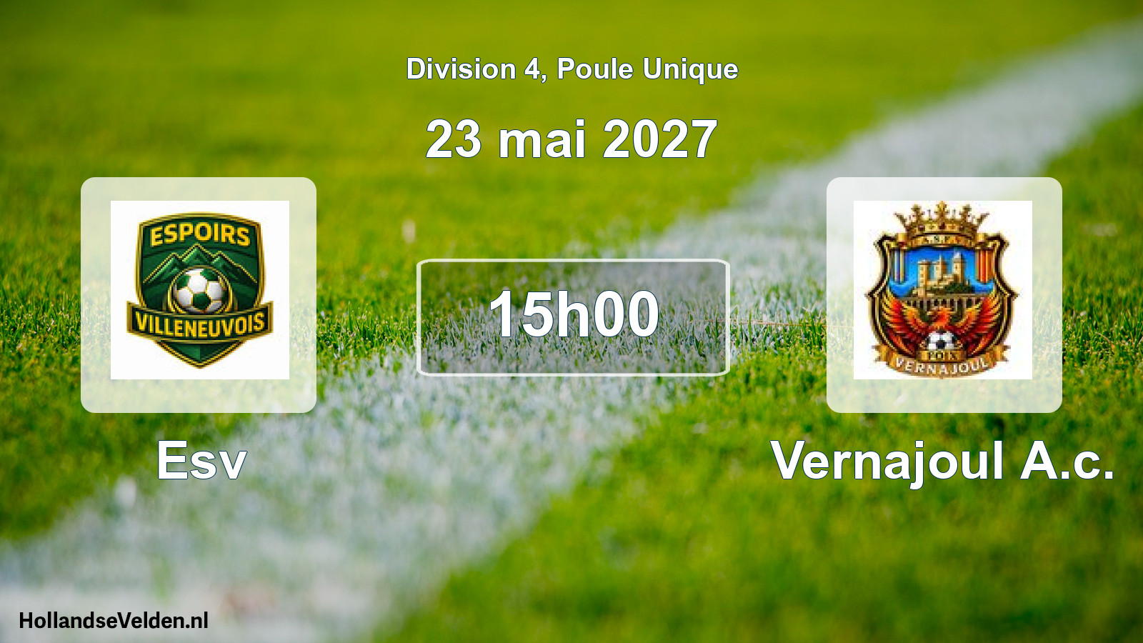 Match programmé: Esv - Vernajoul A.c. (23 mai 2027)