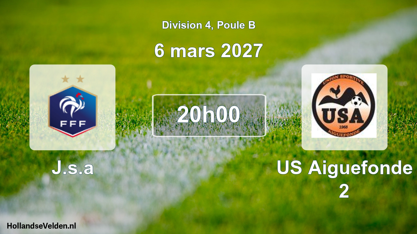 Match programmé: J.s.a - US Aiguefonde 2 (6 mars 2027)