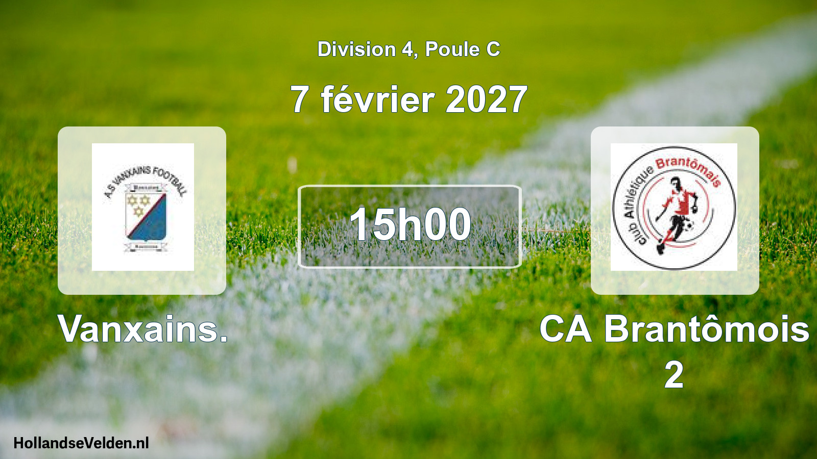 Scheduled Match: Vanxains. - CA Brantômois 2 (7 February 2027)
