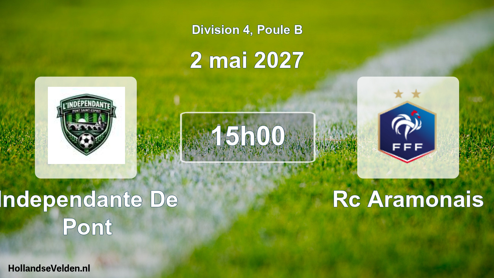 Scheduled Match: Independante De Pont - Rc Aramonais (2 May 2027)