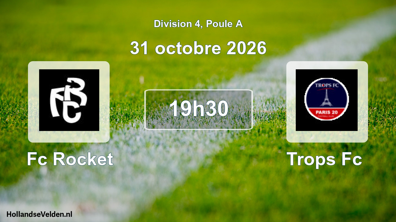 Scheduled Match: Fc Rocket - Trops Fc (31 October 2026)