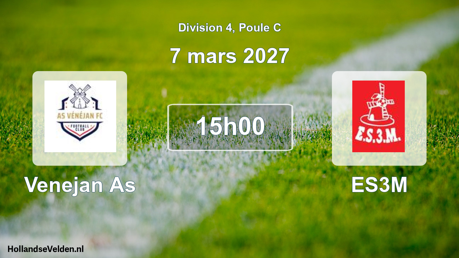 Match programmé: Venejan As - ES3M (7 mars 2027)