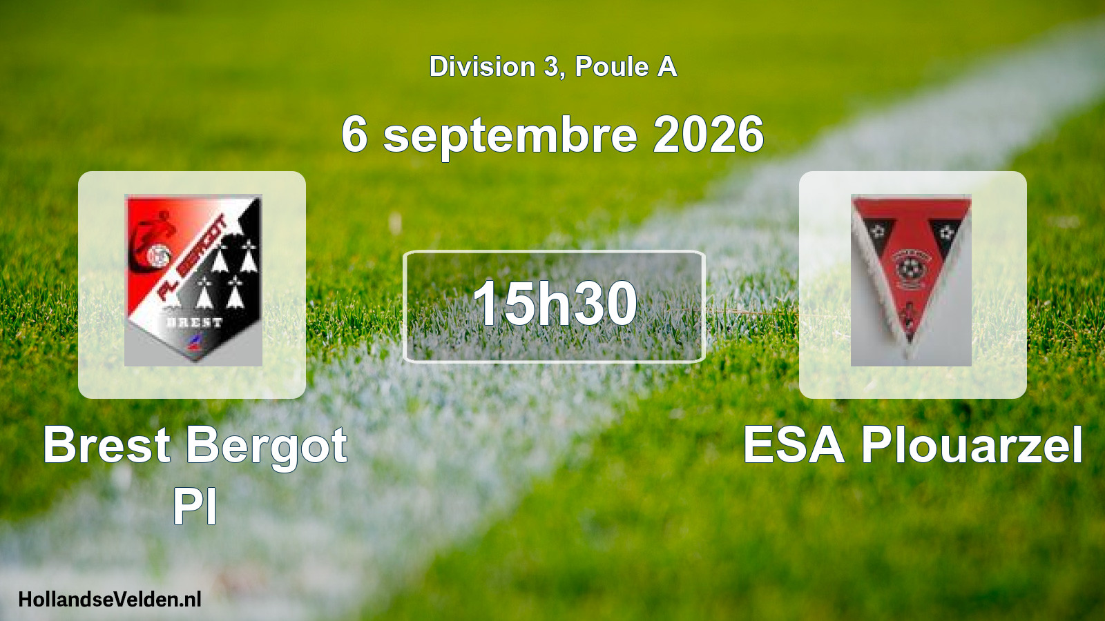 Scheduled Match: Brest Bergot Pl - ESA Plouarzel (6 September 2026)