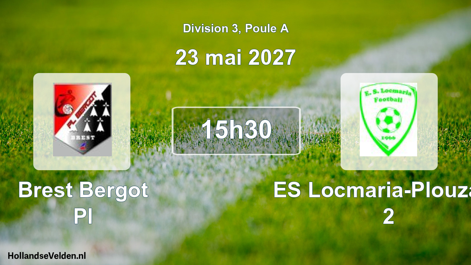 Match programmé: Brest Bergot Pl - ES Locmaria-Plouzané 2 (23 mai 2027)