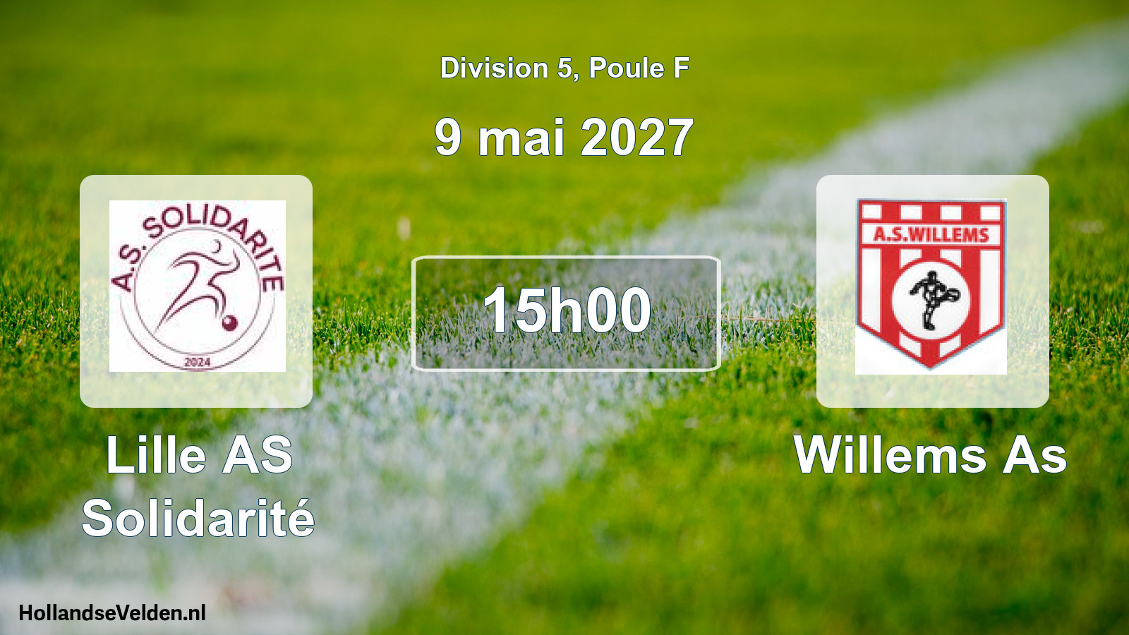 Match programmé: Lille AS Solidarité - Willems As (9 mai 2027)