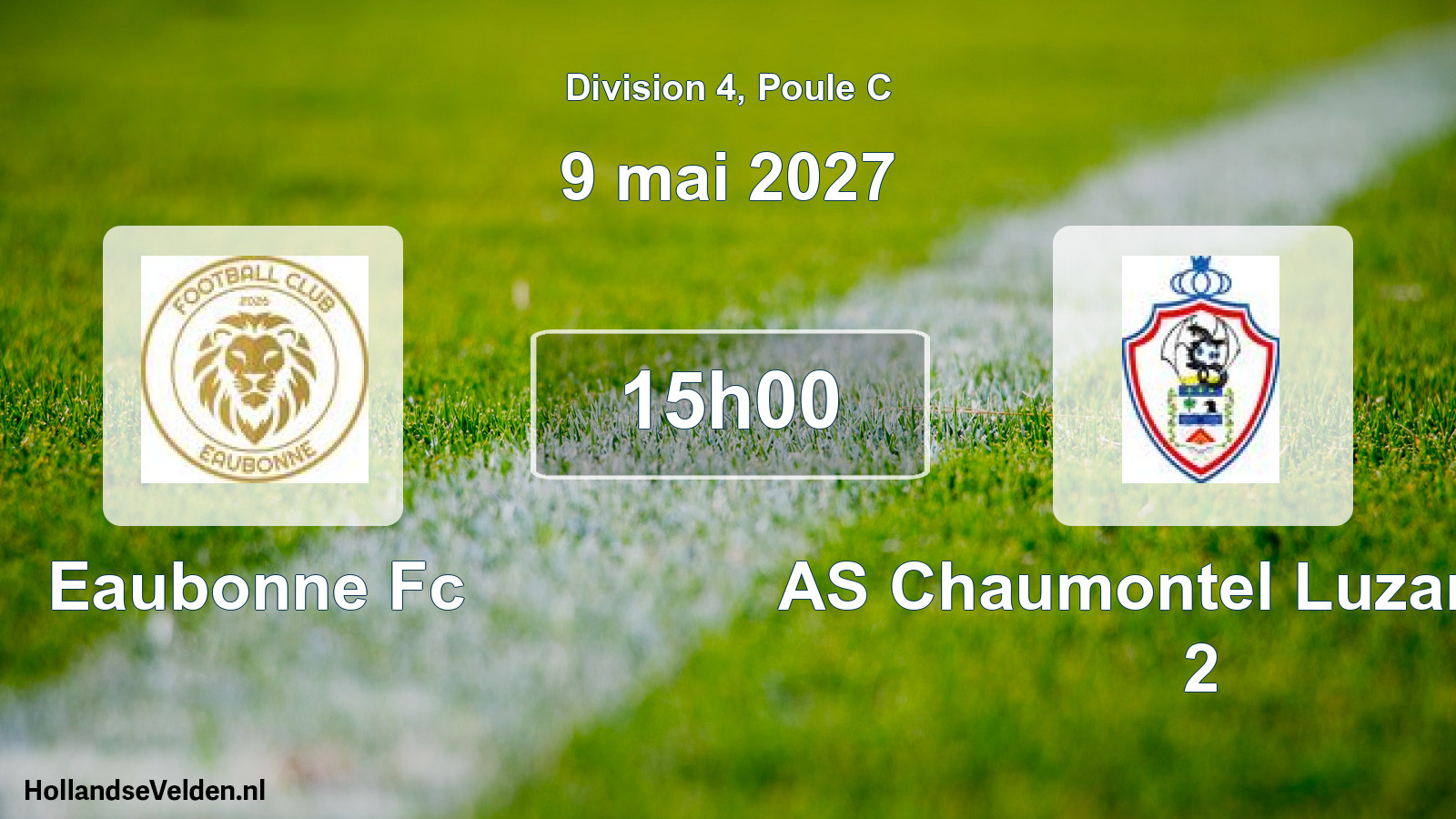 Scheduled Match: Eaubonne Fc - AS Chaumontel Luzarches 2 (9 May 2027)