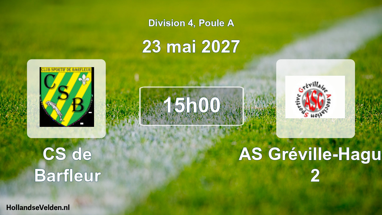 Scheduled Match: CS de Barfleur - AS Gréville-Hague 2 (23 May 2027)