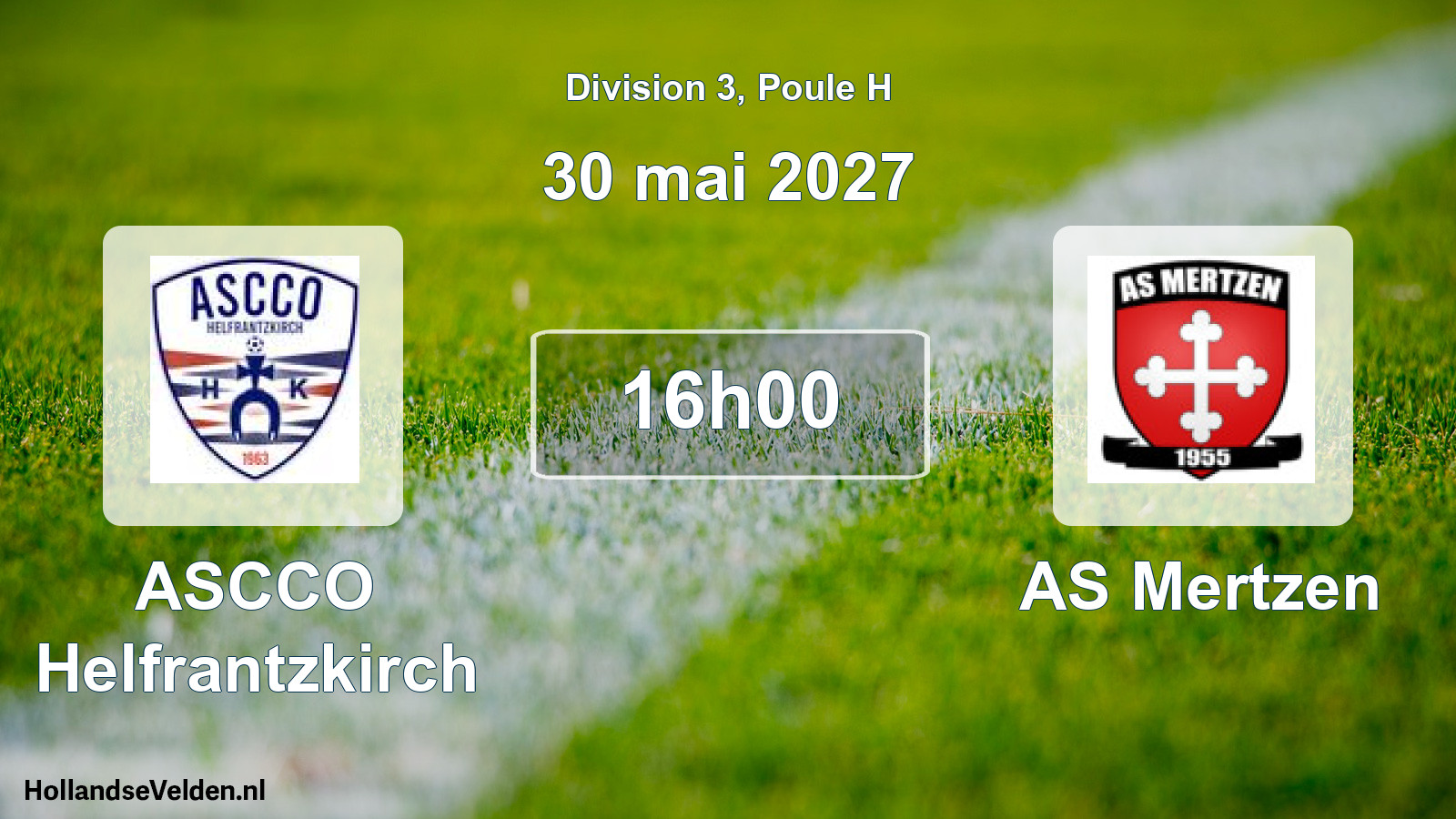 Scheduled Match: ASCCO Helfrantzkirch - AS Mertzen (30 May 2027)
