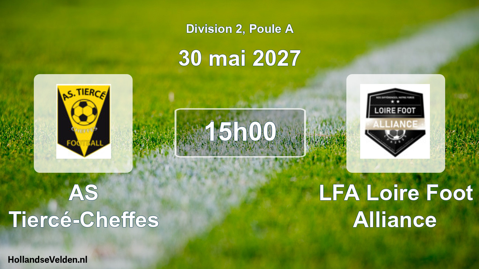 Scheduled Match: AS Tiercé-Cheffes - LFA Loire Foot Alliance (30 May 2027)