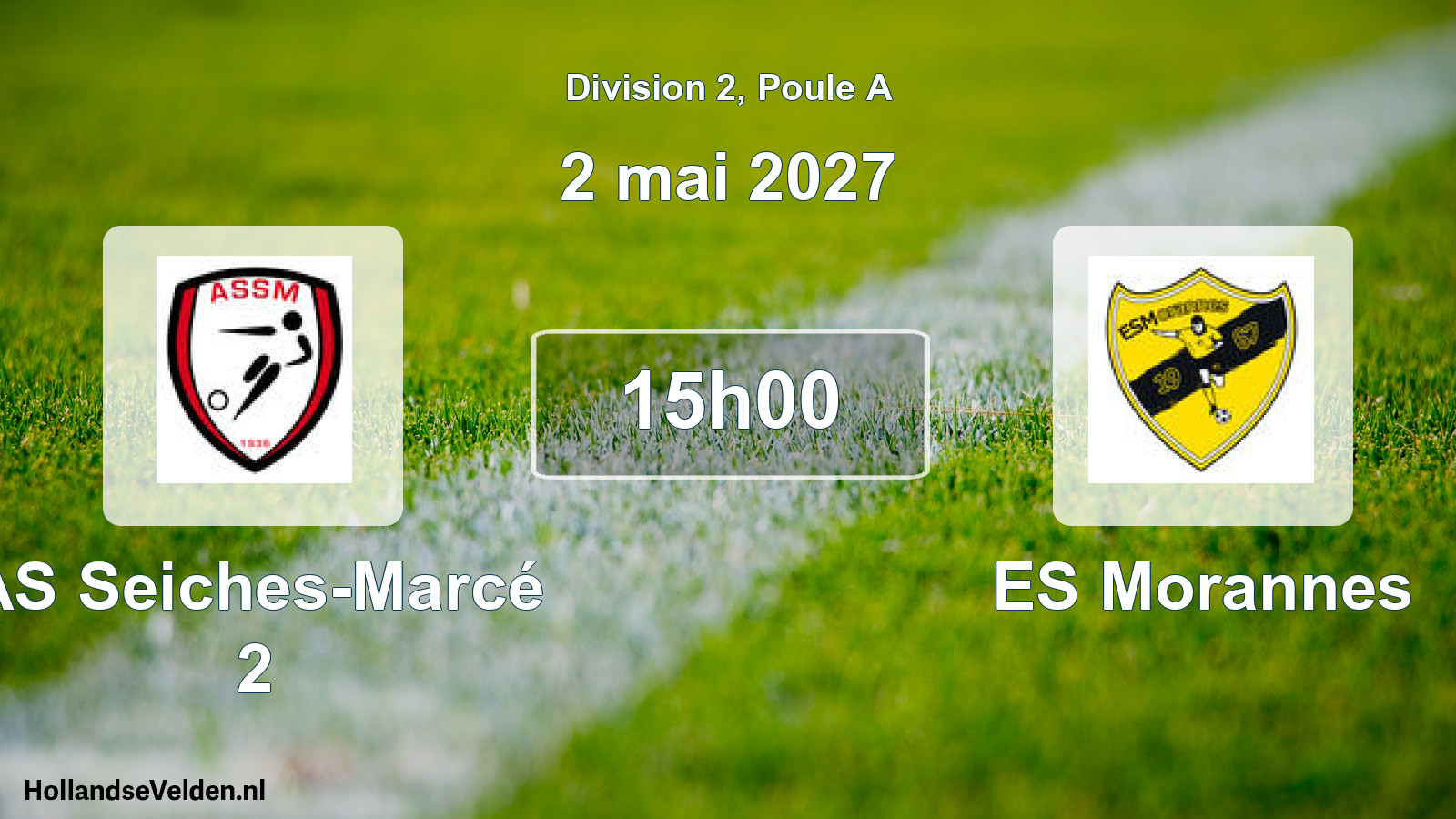 Scheduled Match: AS Seiches-Marcé 2 - ES Morannes (2 May 2027)
