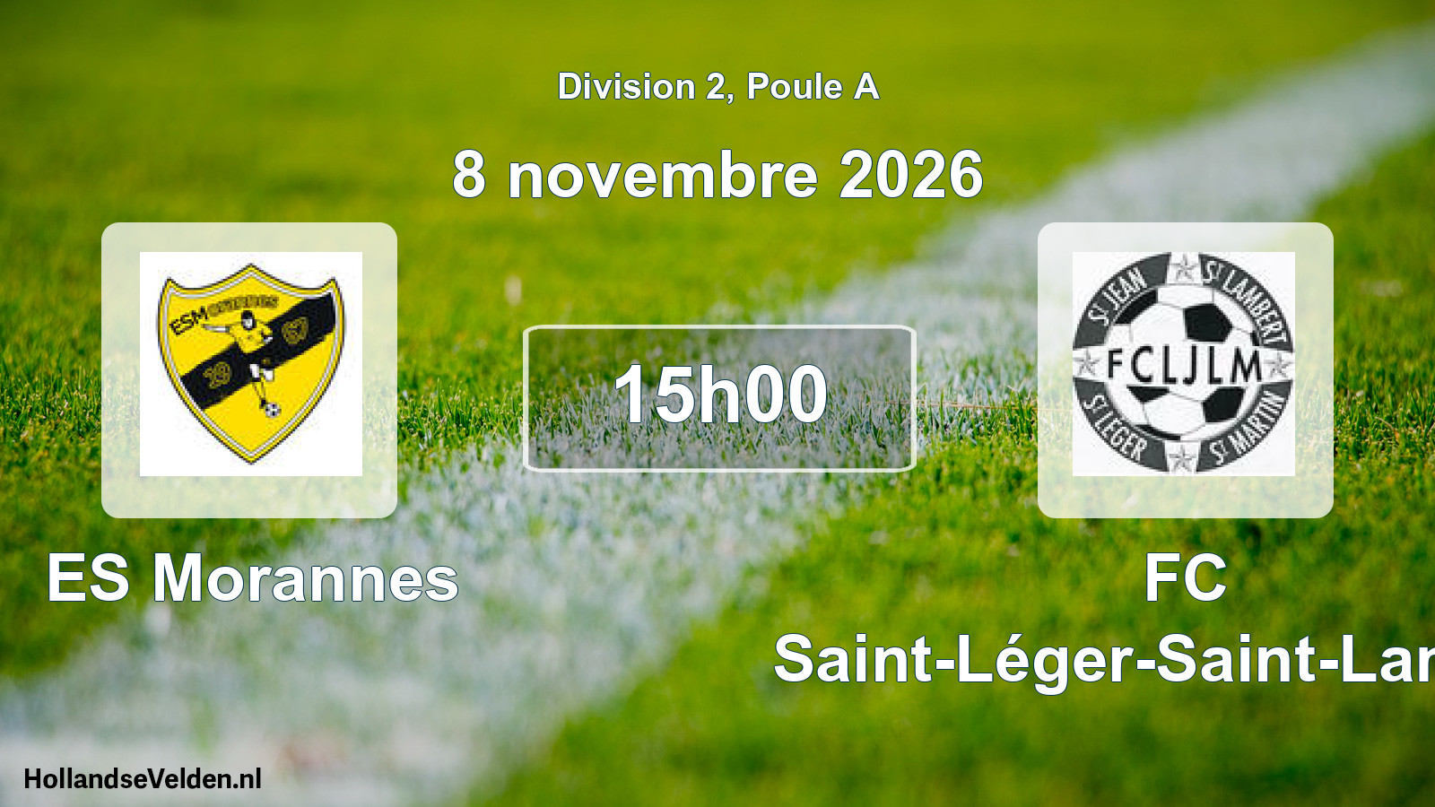 Scheduled Match: ES Morannes - FC Saint-Léger-Saint-Lambert (8 November 2026)