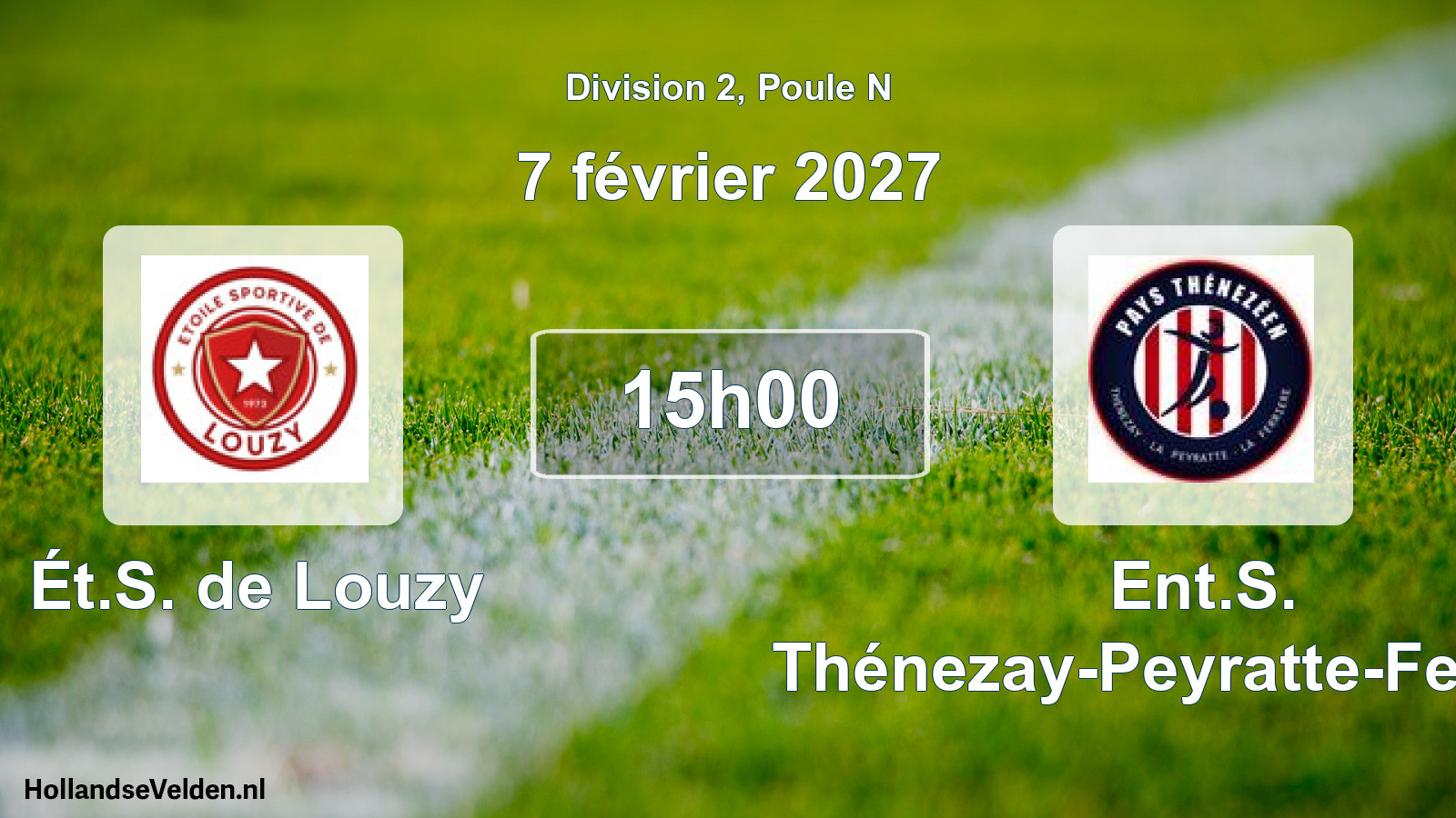 Scheduled Match: Ét.S. de Louzy - Ent.S. Thénezay-Peyratte-Ferrière (7 February 2027)